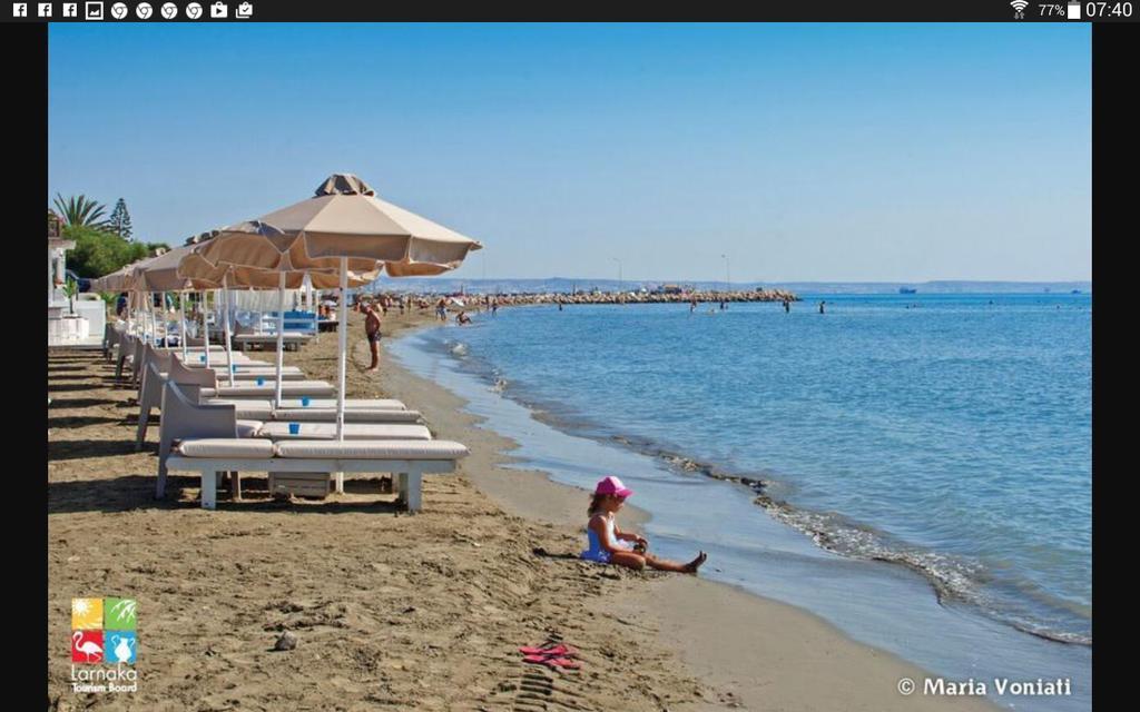 Panikos Beach Apartment I Larnaca Luaran gambar
